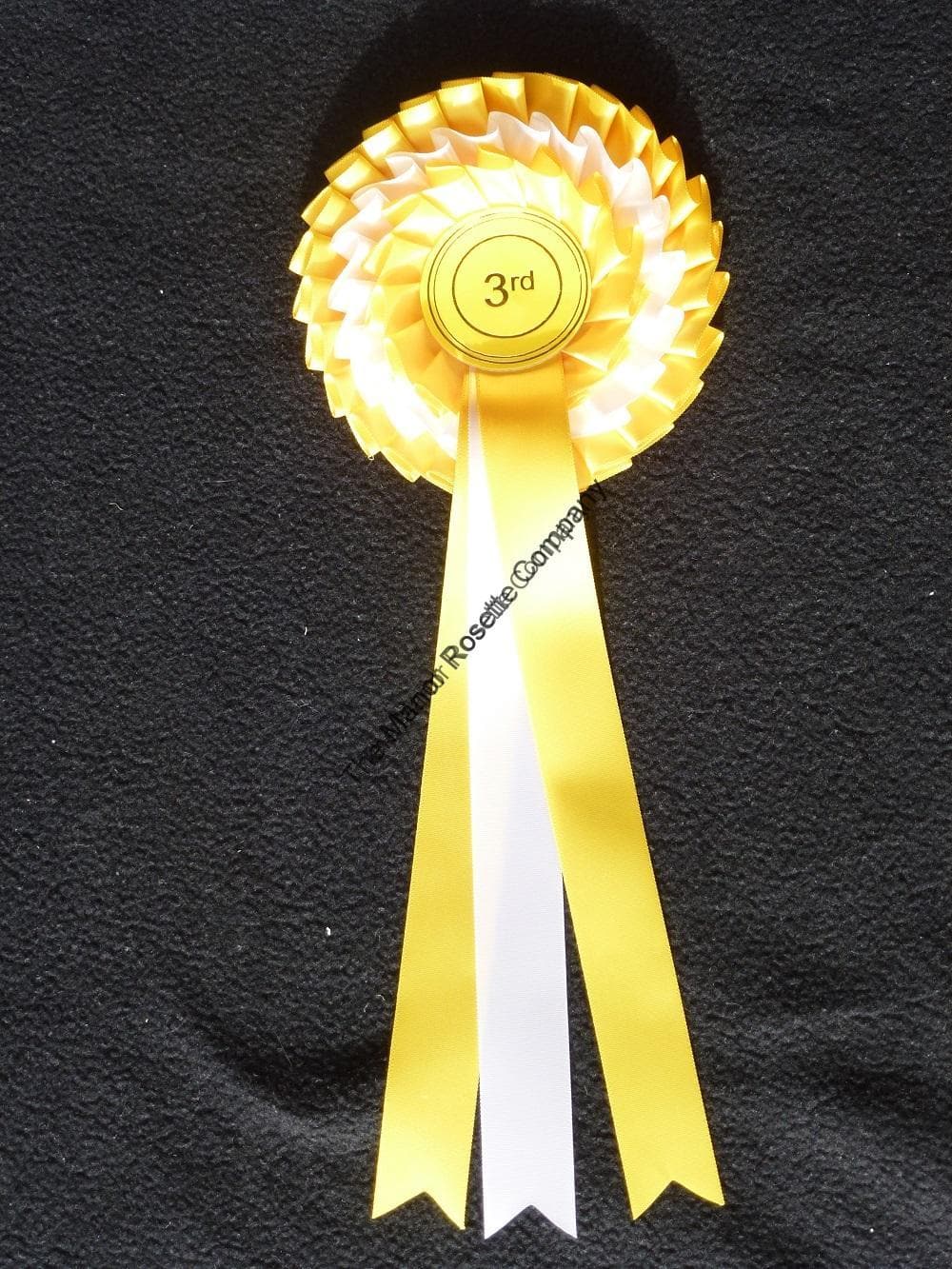 3 Tier Kent Personalised Showjumper Rosette - Image 5
