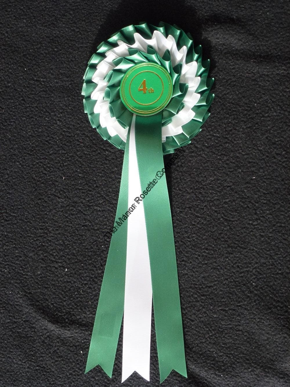 3 Tier Kent Personalised Showjumper Rosette - Image 6