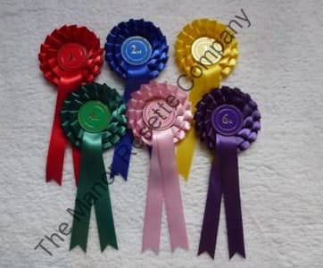 2 Tier Set of 1st - 6th Stock Rosettes