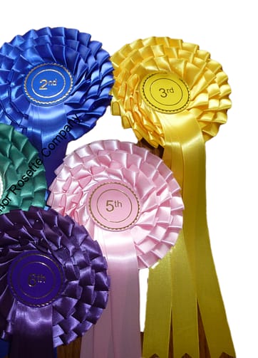 3 Tier Set of 1st - 6th Stock Rosettes