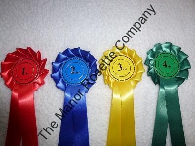 1 Tier set of 1st to 4th Stock Rosettes - Image 6