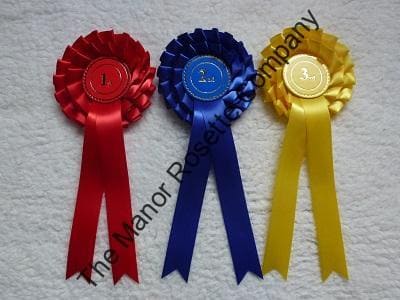 2 Tier Set of 1st to 3rd Stock Rosettes