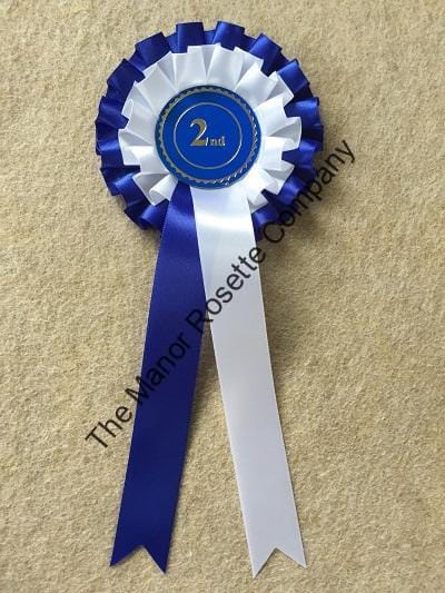 1 set of 1st-6th 2 Tier Personalised Worcester Rosettes - Image 2