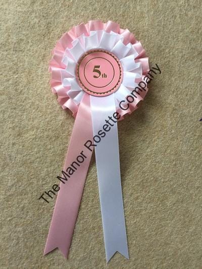 1 set of 1st-6th 2 Tier Personalised Worcester Rosettes - Image 4