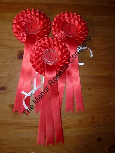 3 Tier Kent Personalised Rosette - Image 3