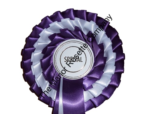 3 Tier Kent Personalised Special Rosette - Image 2