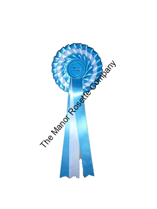 3 Tier Kent Personalised Rosette