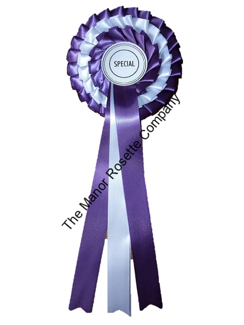 3 Tier Kent Personalised Special Rosette